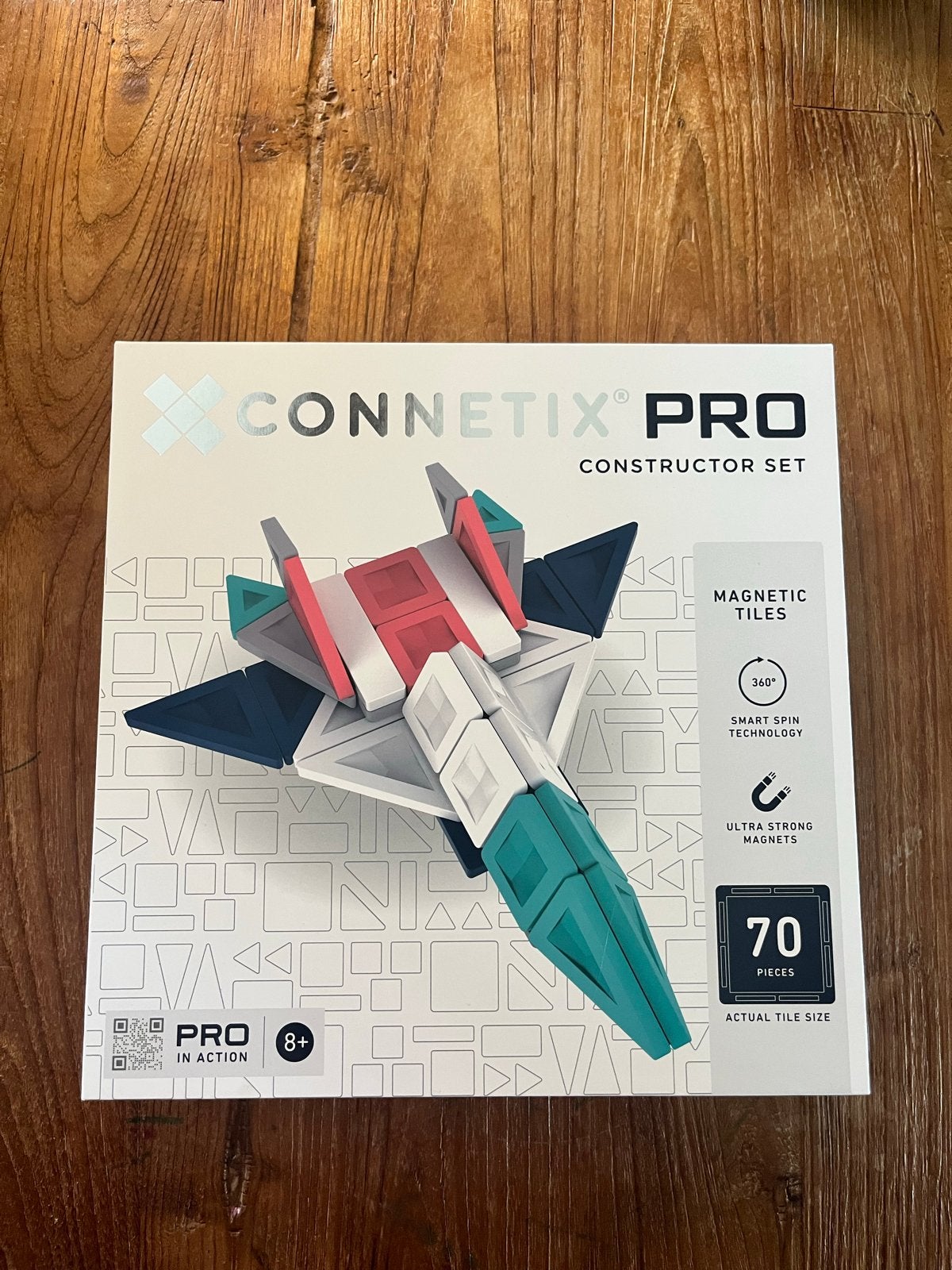 Connetix Pro Constructor Set - Magnetische Tegels 70 Stuks, Ophalen, Zo goed als nieuw, Overige merken