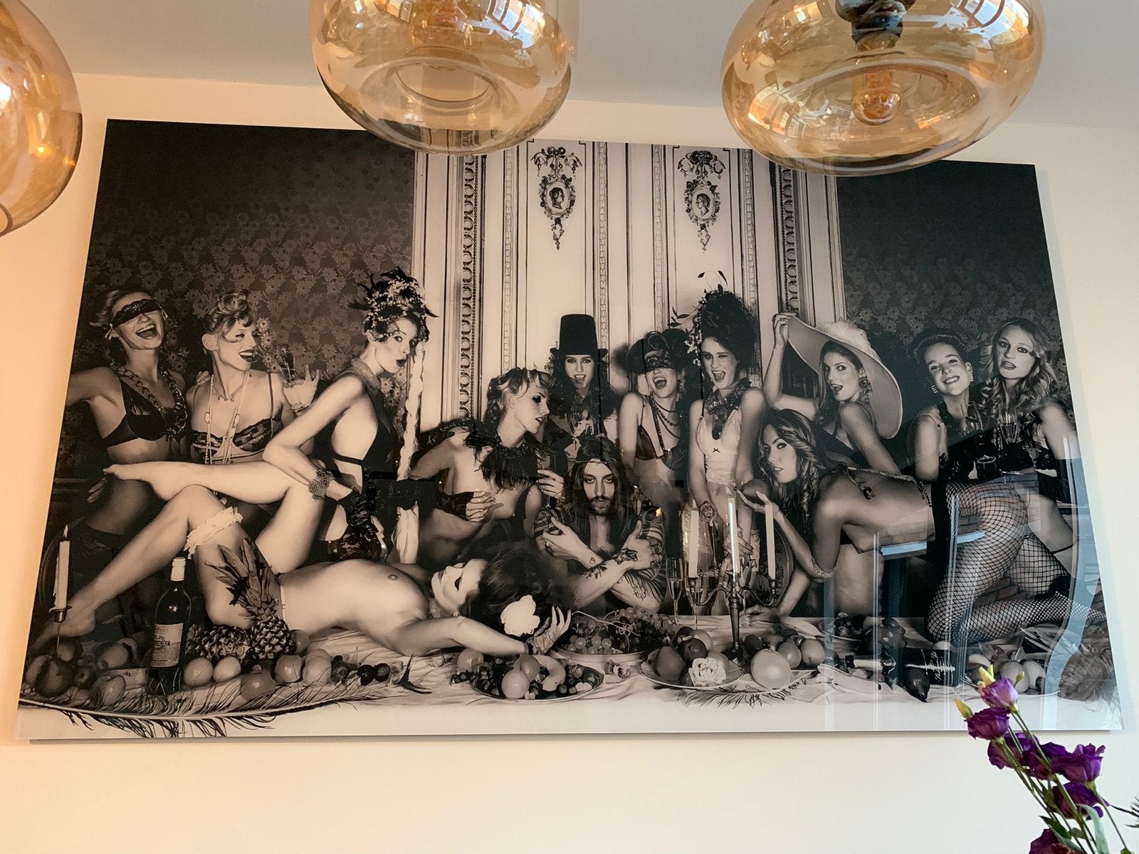 Jordi Gomez ‘The Last Supper’ op plexiglas, Ophalen