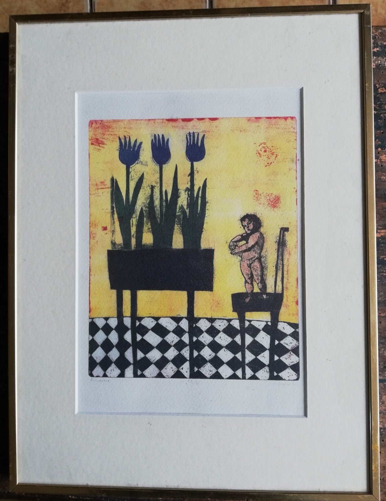 Eliza Kopec (1960, 'Primeravera'. 54/72.  30/40 cm., Ophalen