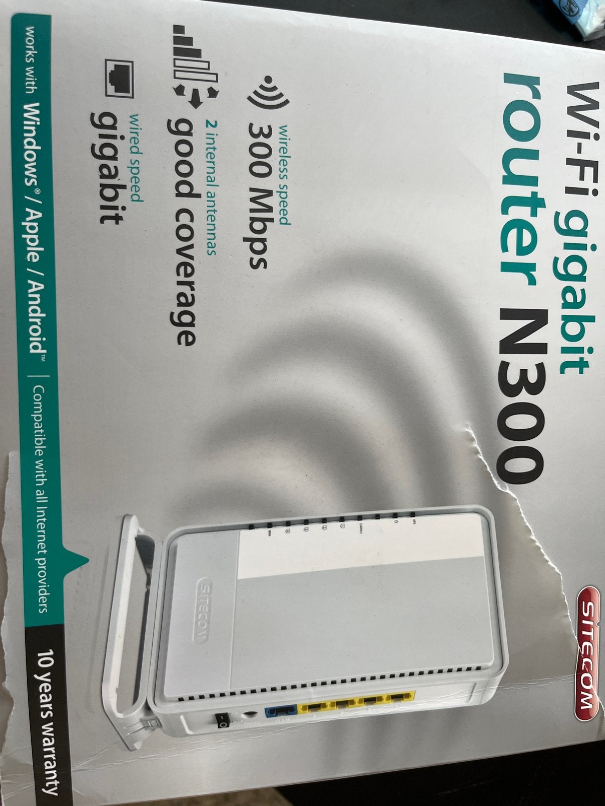 Sitecom Wi-Fi Gigabit Router N300 - Snelle en Betrouwbare Ro, Ophalen of Verzenden, Nieuw, Router