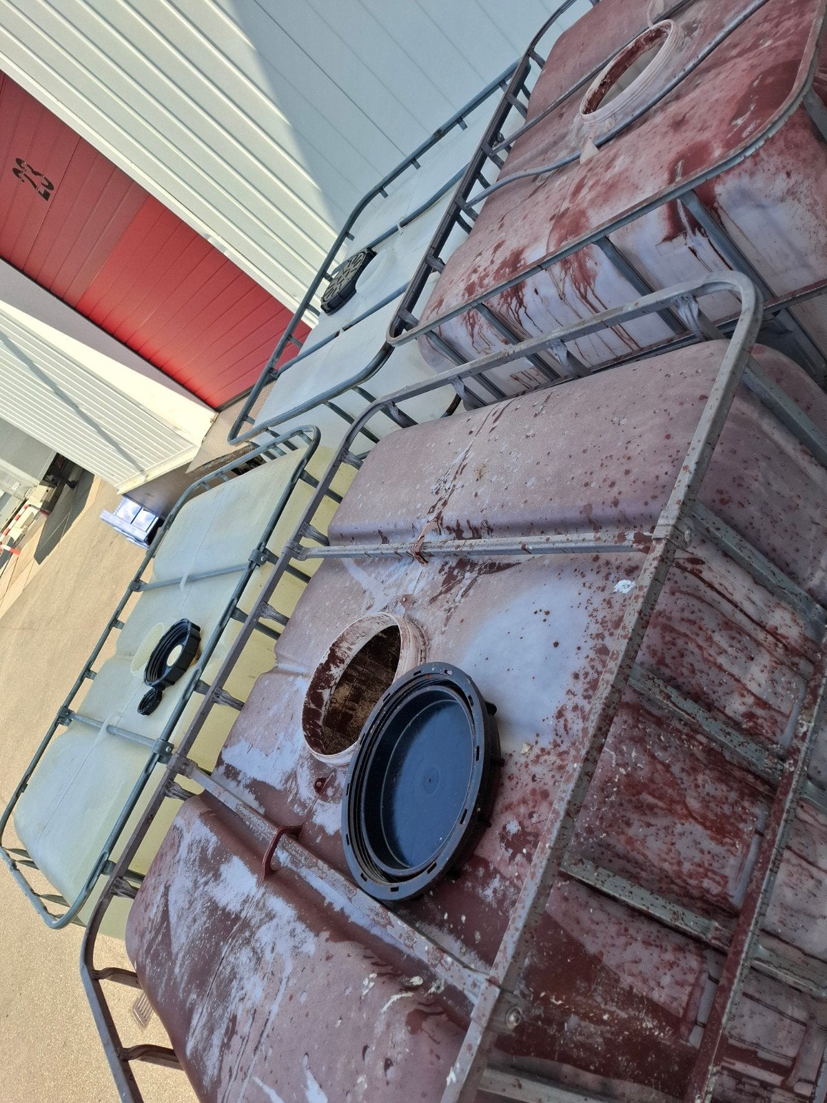 IBC CONTAINER 1000 liter., Ophalen