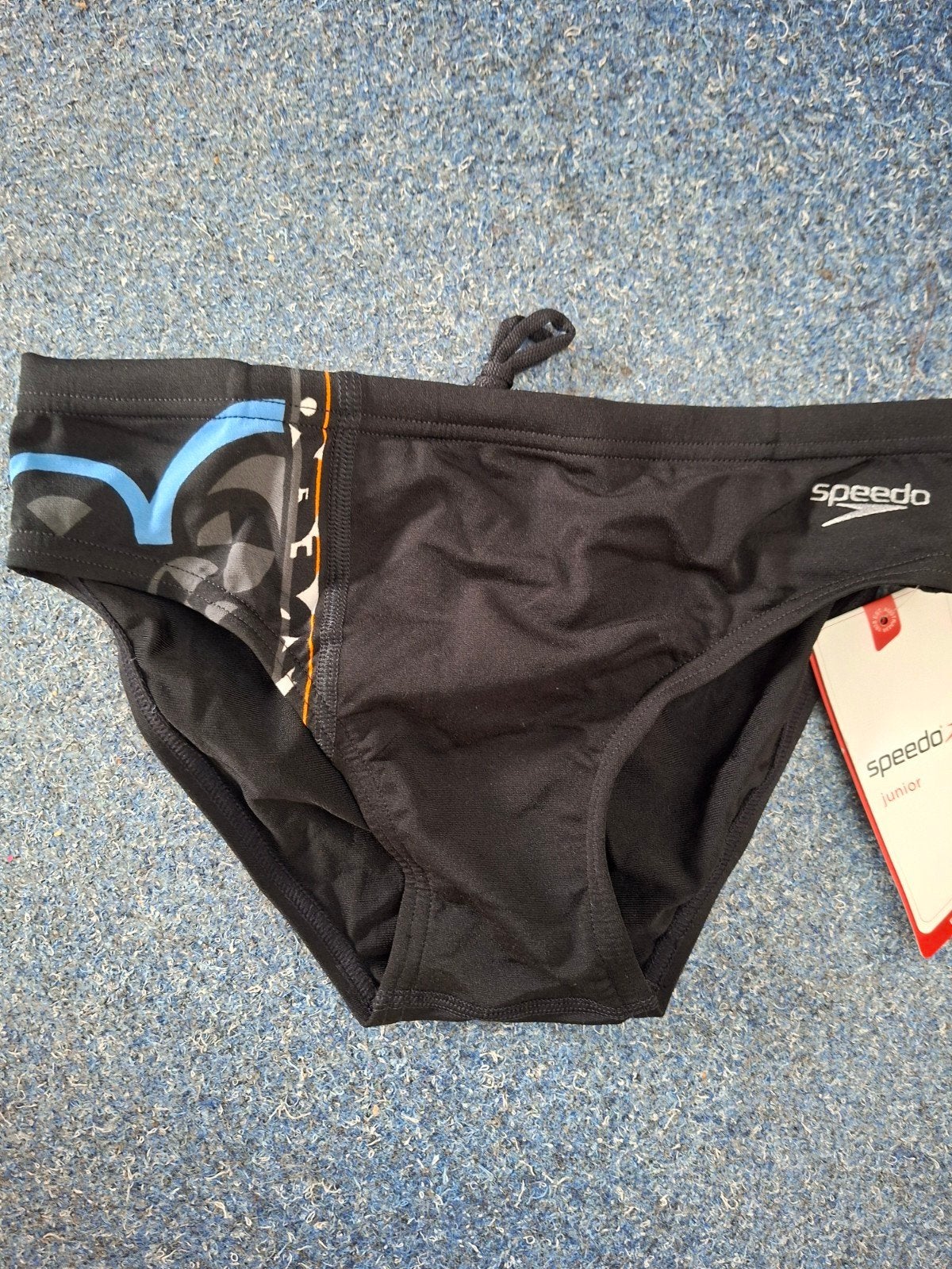 Nieuwe Speedo Zwembroek Maat 140 Zwart met print, Nieuw, Ophalen of Verzenden, Speedo, Zwembroek