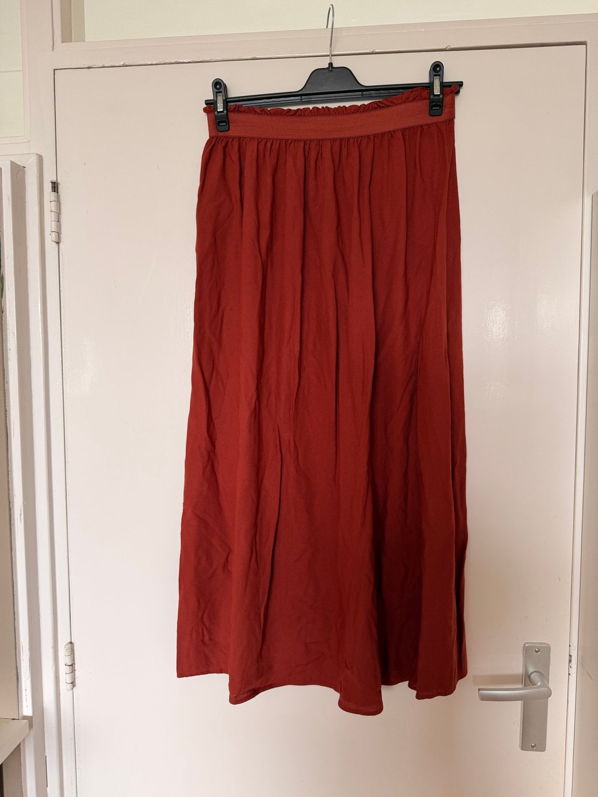 ONLY lange rok - Maat L, Bruin, Maat 42/44 (L), Ophalen of Verzenden, Zo goed als nieuw
