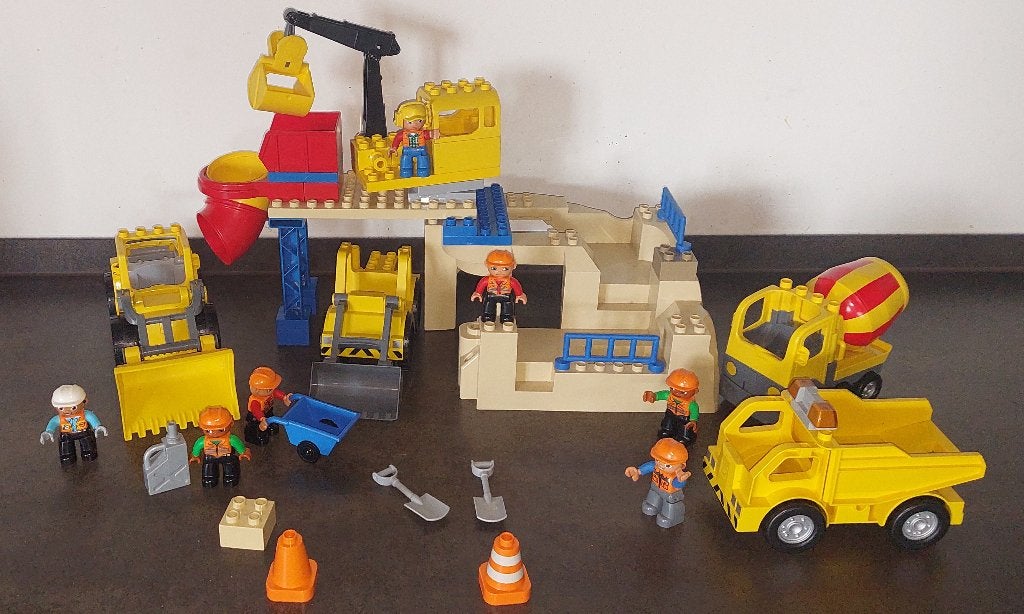 duplo grote steengroeve, Kinderen en Baby's, Speelgoed | Duplo en Lego, Ophalen of Verzenden, Gebruikt, Duplo