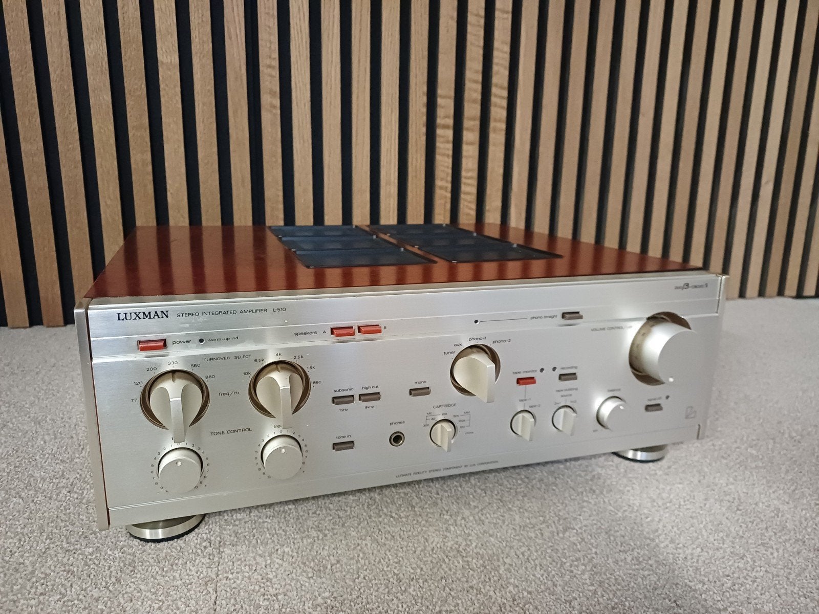 Luxman L-510 Stereo Geïntegreerde Versterker, Ophalen of Verzenden, Gebruikt, Overige merken