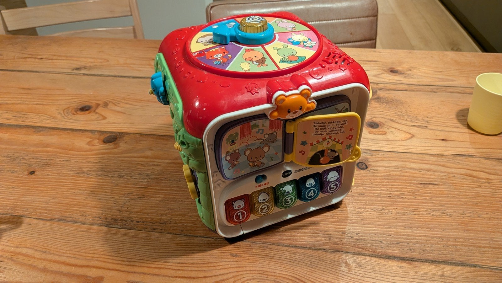 VTech Activiteiten Kubus - Compleet en Goed Werkend, Ophalen of Verzenden, Gebruikt, Overige typen, Met licht