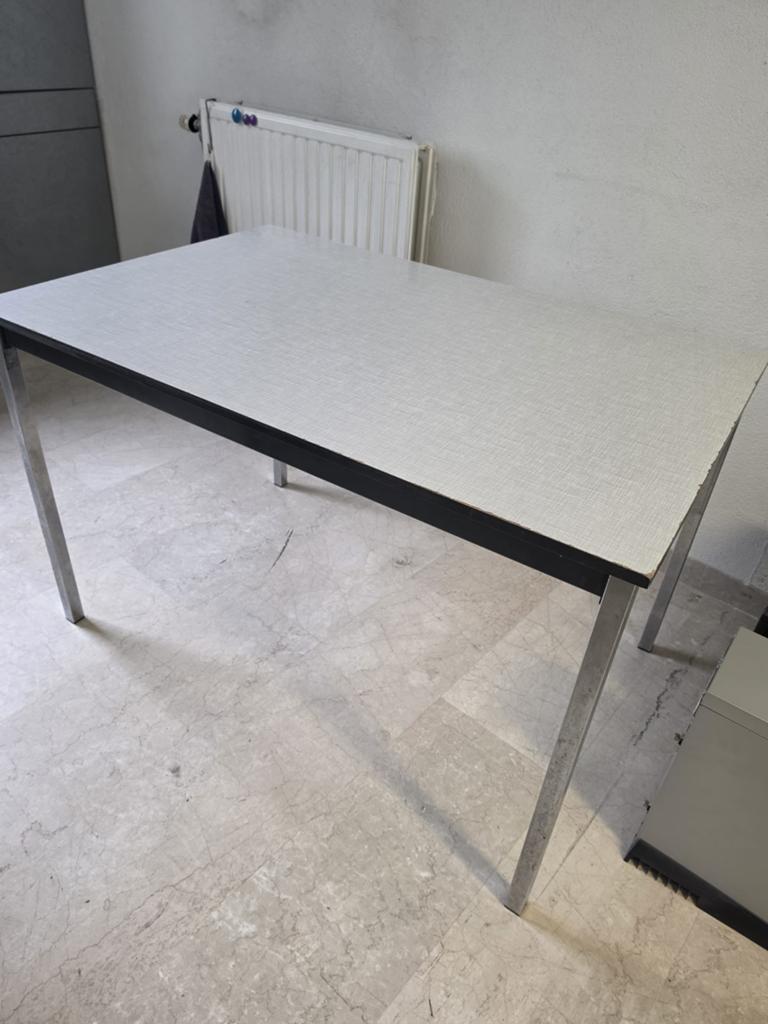 Tafel 120x80x75 cm - Blad licht beschadigd, Ophalen, Gebruikt, 100 tot 150 cm, 50 tot 100 cm