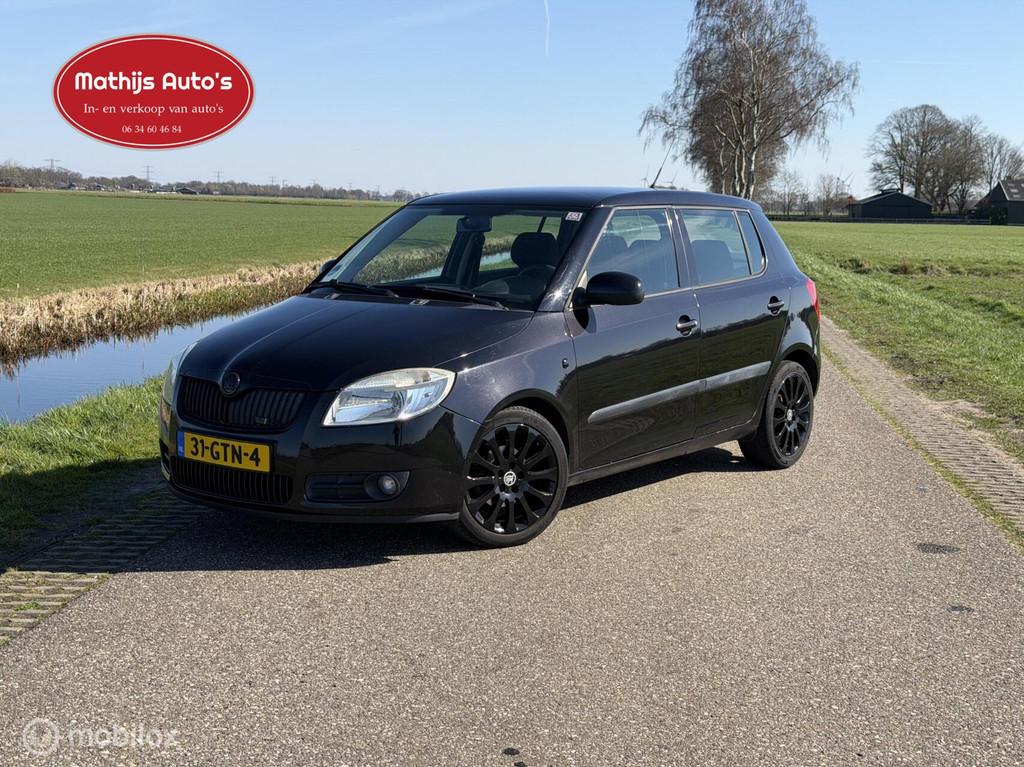 Skoda Fabia 1.4-16V Ambiente Business Airco Cruise, Auto's, Skoda, Voorwielaandrijving, 40 €/maand, 4 cilinders, Zwart