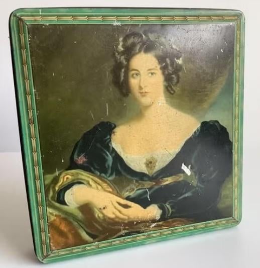 mooi vintage Delacre koekblik, Ophalen of Verzenden, Zo goed als nieuw, Koek(jes), Overige merken