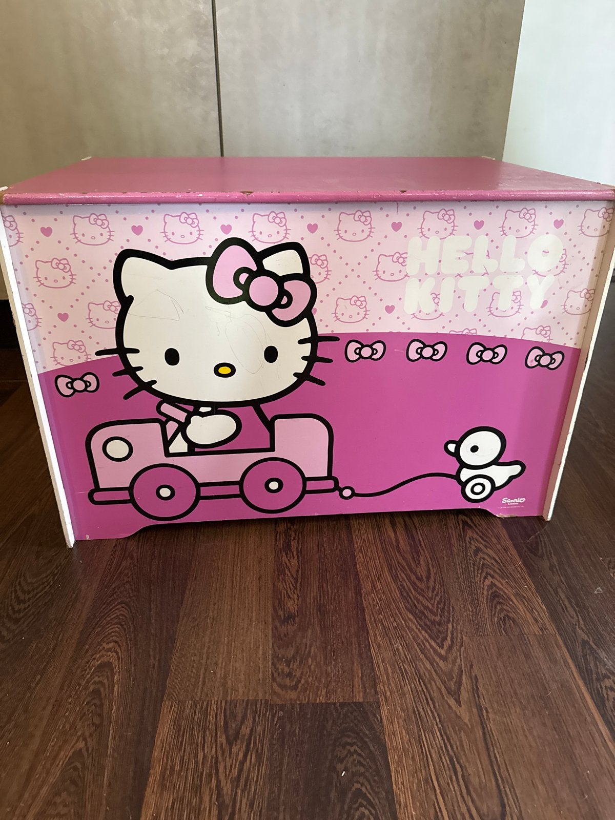 Hello Kitty Speelgoedkist / Opbergkist, Ophalen of Verzenden, Gebruikt, Meisje