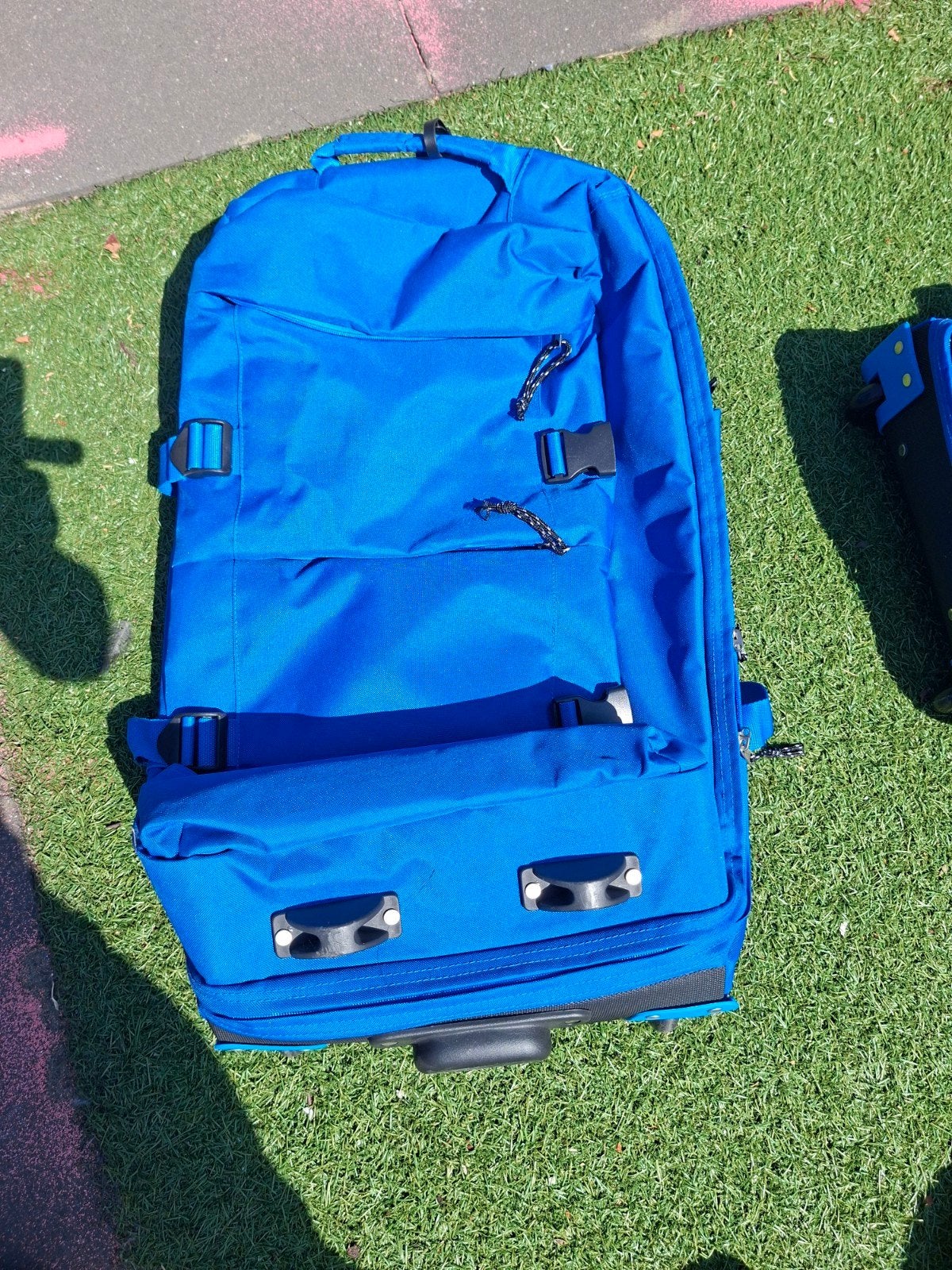 Blauwe rugzak met VriendenLoterij logo, 25 tot 40 cm, Nieuw, Ophalen of Verzenden, Overige merken