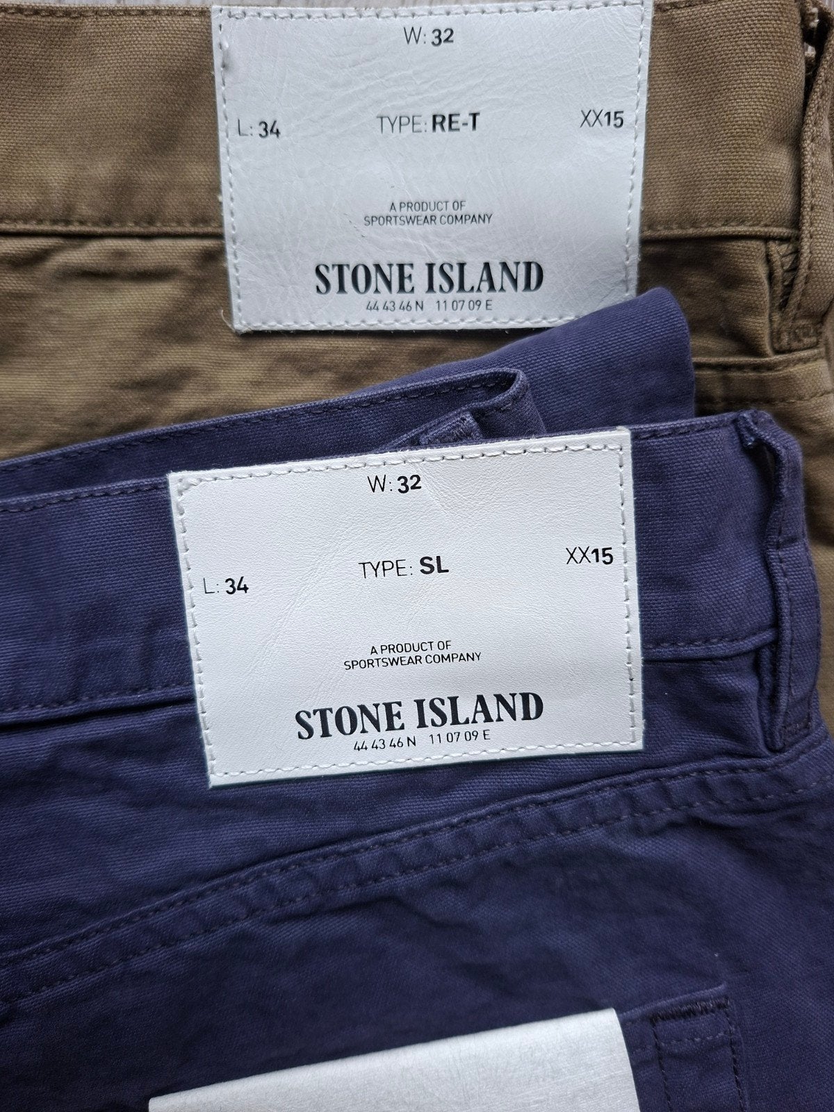 2x ST*NE ISLAND slimfit jeans W32 L34, Ophalen of Verzenden, Nieuw, W32 (confectie 46) of kleiner, Stone Island