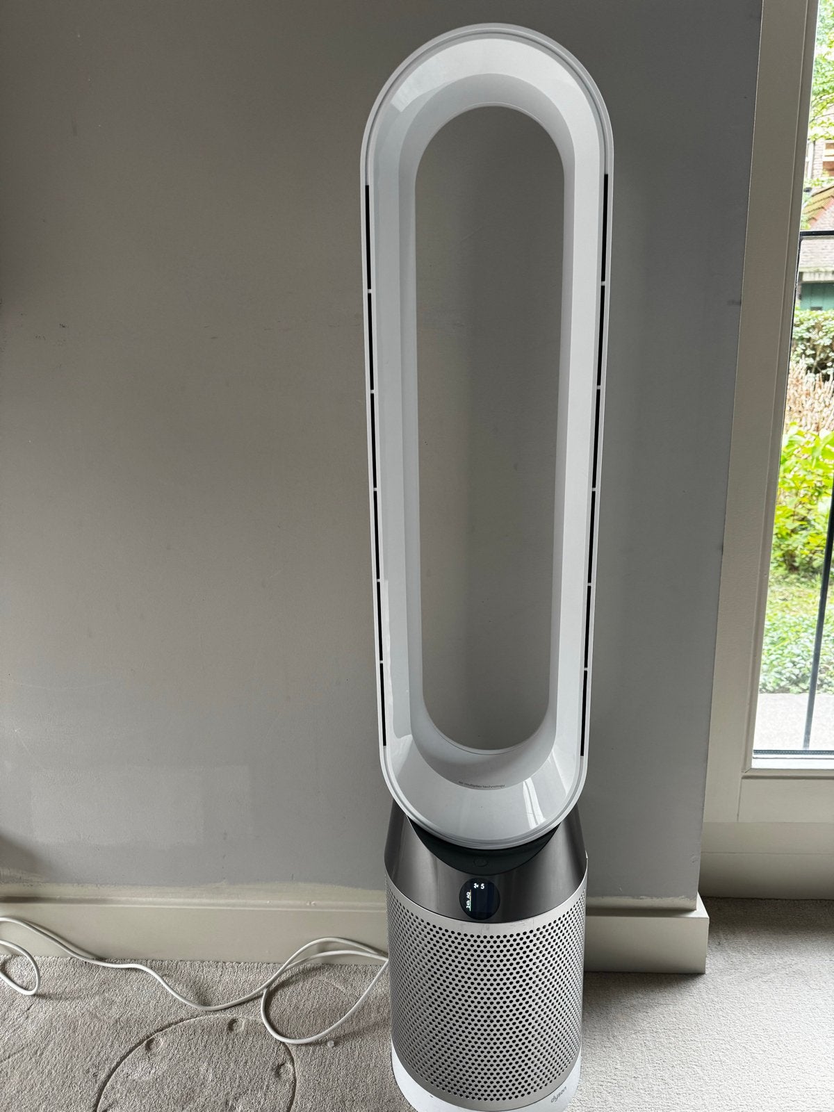 Dyson Pure Cool TP04 Luchtreiniger en Ventilator, Ophalen, Ventilator met afstandsbediening, Zo goed als nieuw, Torenventilator