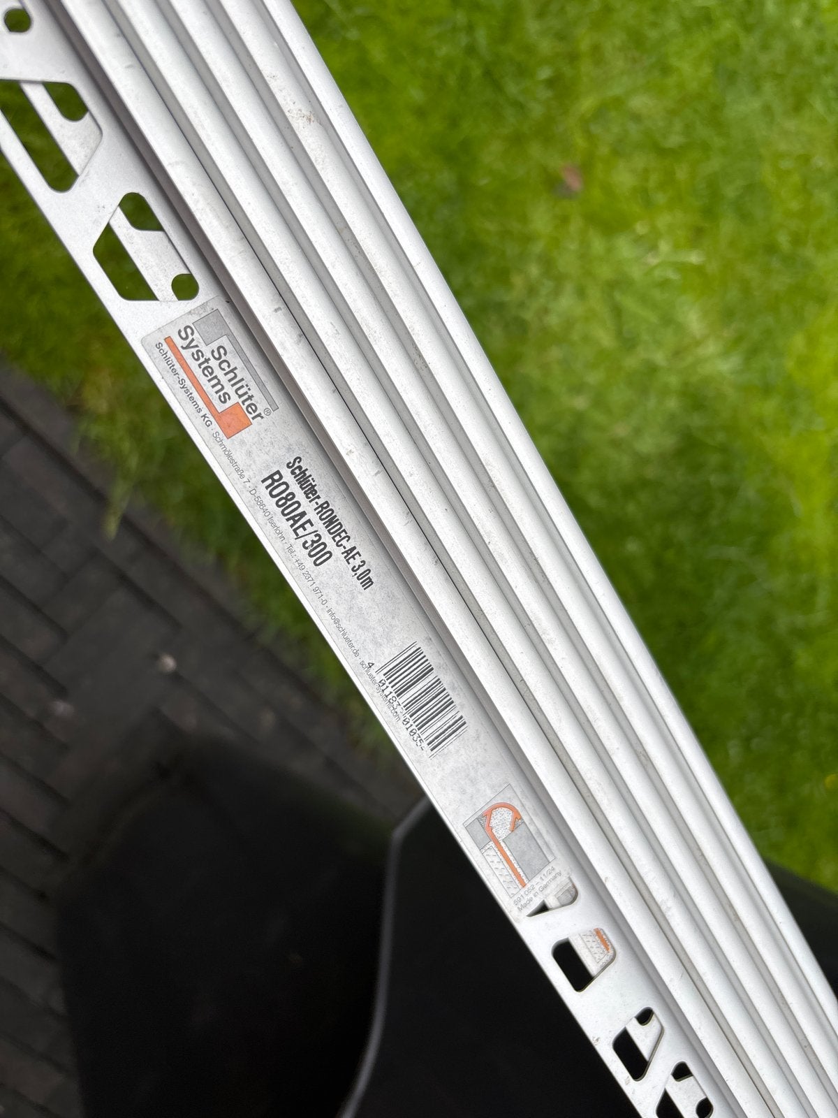 Schlüter-RONDEC-AE 3.0m R080AE/300 tegelprofielen, Ophalen, Overige typen, Nieuw, Overige materialen