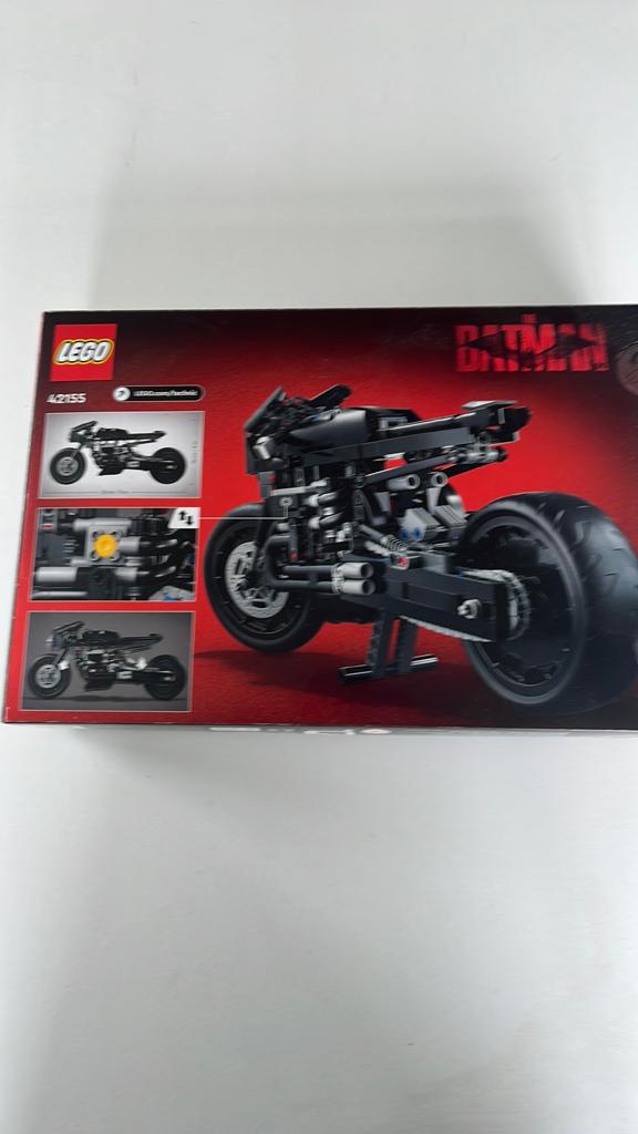 LEGO Technic The Batman - Batcycle 42155 Nieuw in doos, Lego, Nieuw, Ophalen of Verzenden, Technic