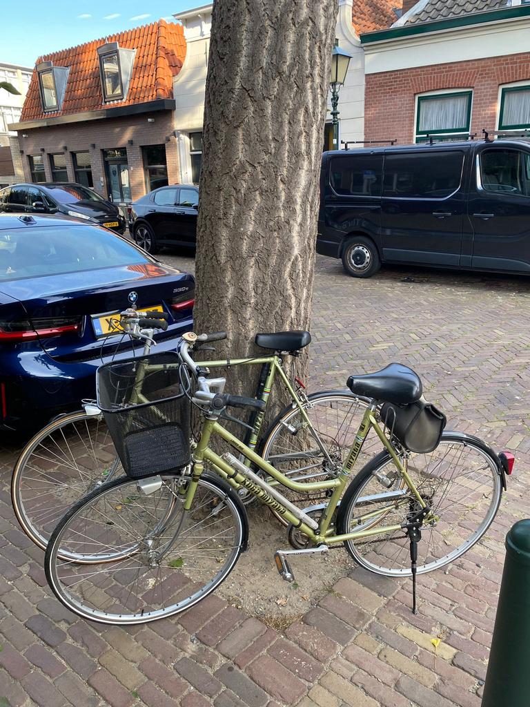 2 Retro fietsen, Fietsen en Brommers, Fietsen | Racefietsen, Minder dan 10 versnellingen, Gebruikt, Aluminium, Ophalen