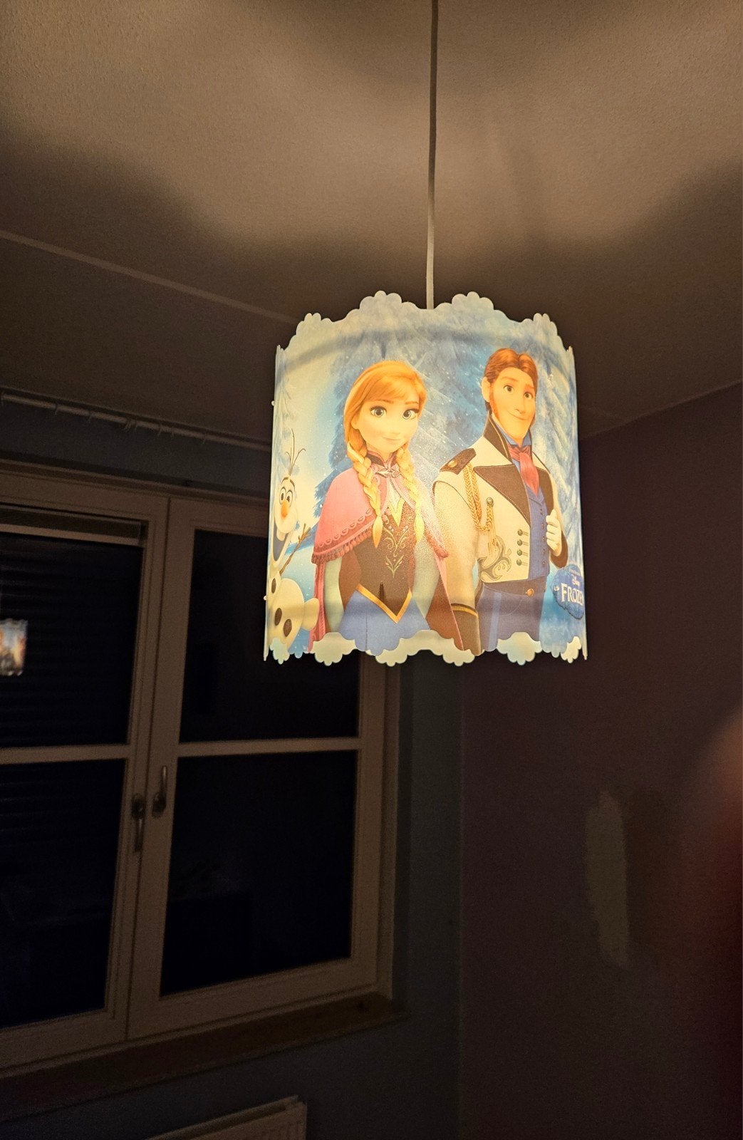 frozen hanglamp, Ophalen of Verzenden, Zo goed als nieuw