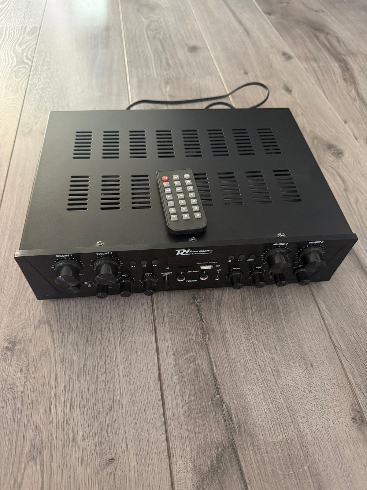 Power Dynamics PDM240BT - Professionele Audio Versterker, Zo goed als nieuw, 60 tot 120 watt, Stereo, Ophalen