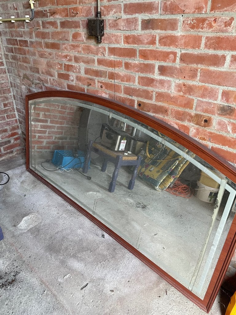 Oude spiegel, Ophalen, Overige vormen, 150 tot 200 cm, Minder dan 100 cm