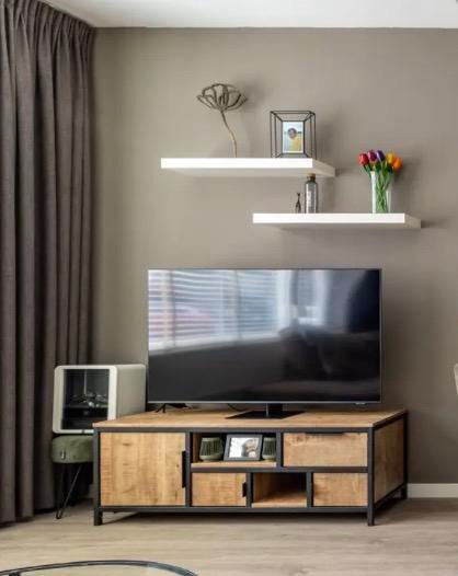Tv meubel mango hout, Ophalen, Zo goed als nieuw, 25 tot 50 cm, Minder dan 100 cm