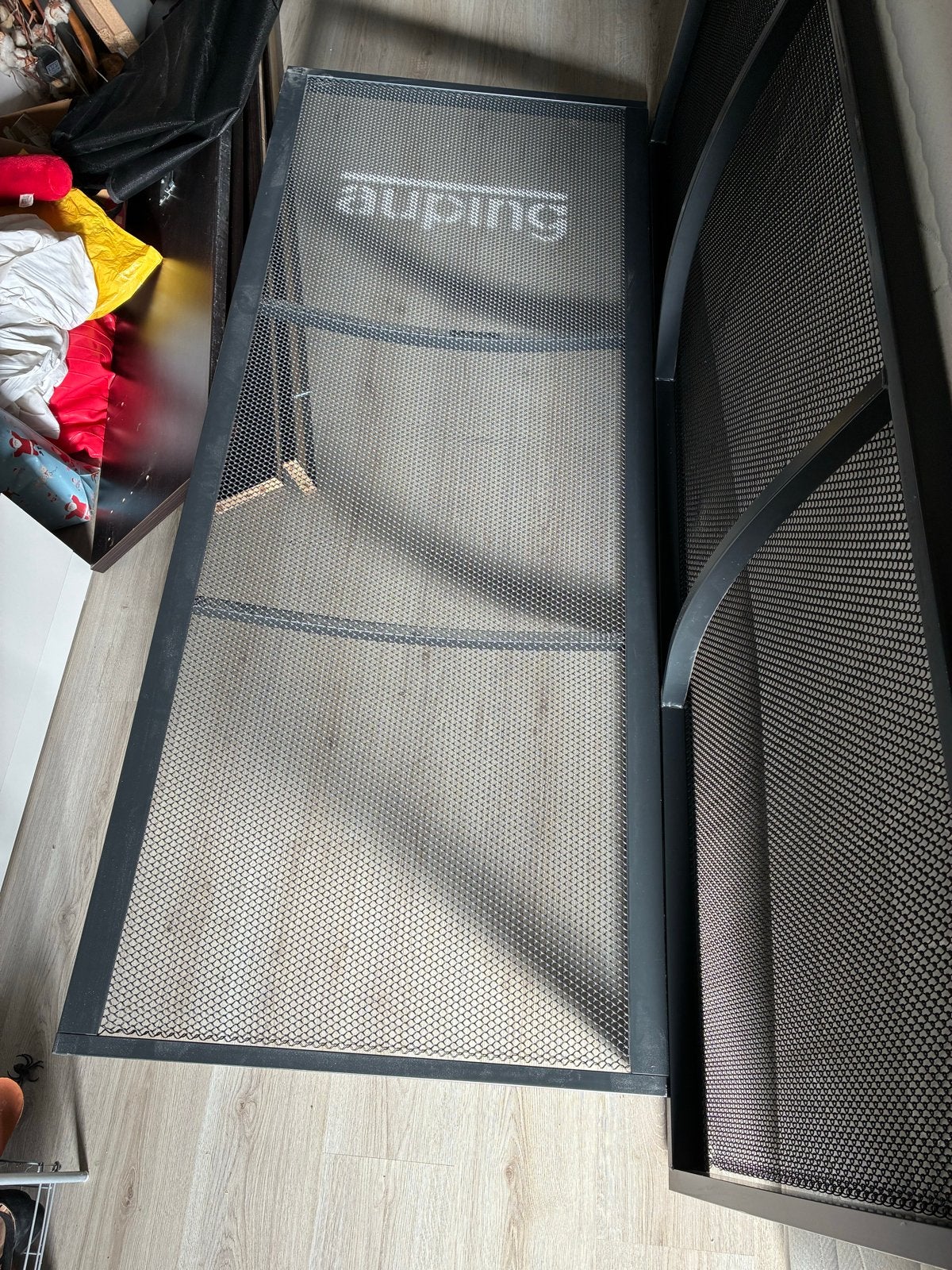 2 x Auping spiraalbodem 80 x 200 cm, Huis en Inrichting, Ophalen, Gebruikt, Zwart, Tweepersoons