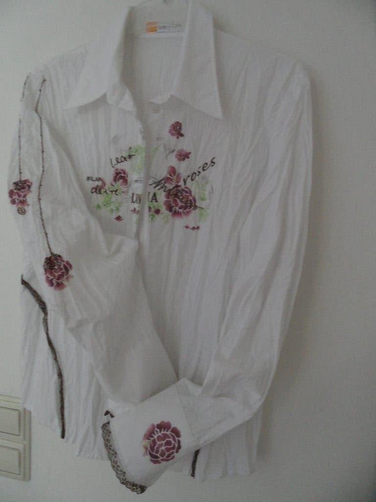 chique damesblouse, Kleding | Dames, Wit, Maat 42/44 (L), Nieuw, Ophalen of Verzenden