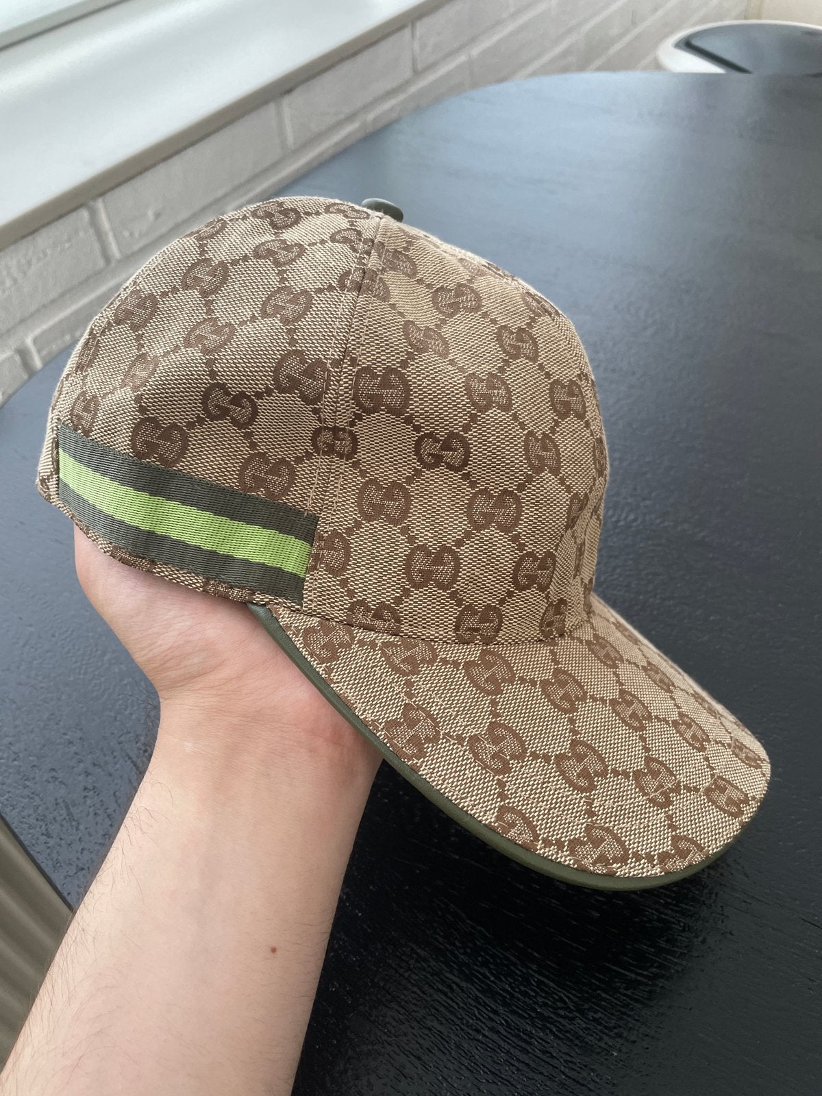 Gucci per limited edition maat L, Kleding | Heren, Hoeden en Petten, Ophalen of Verzenden, Zo goed als nieuw, Pet