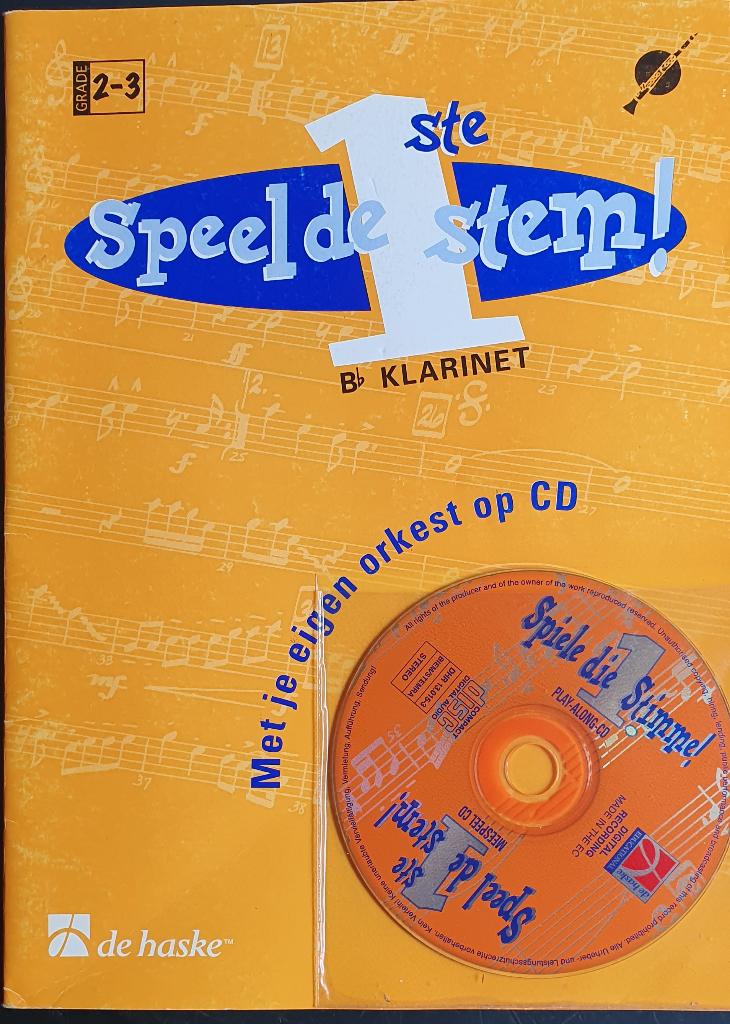 muziekboeken klarinet, Ophalen of Verzenden, Zo goed als nieuw, Les of Cursus, Klarinet