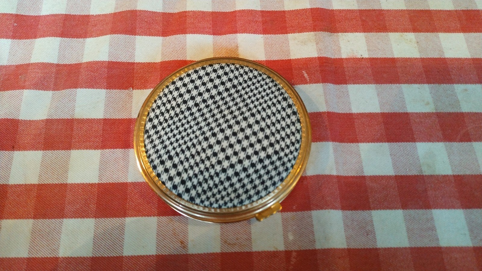 Mooie Oude make up poederdoos, Ophalen, Zilver