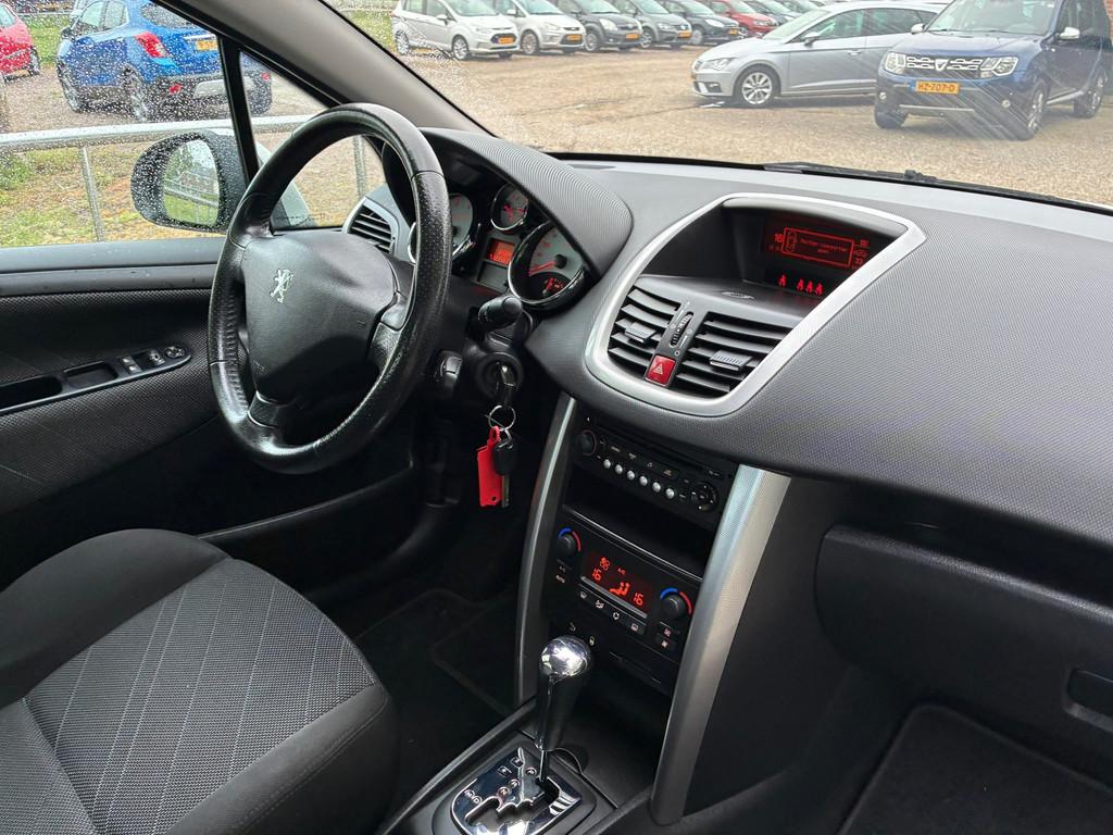 Peugeot 207 1.6 VTi XS Pack | Automaat + '' 123.000 KM '' Nu, Stof, Gebruikt, Zwart, 4 cilinders