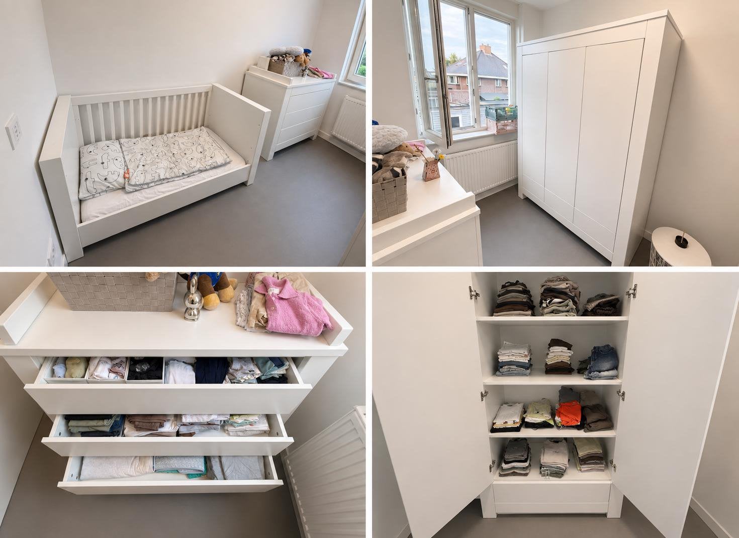 Kidsmill Alaska complete babykamer - meegroeibed, Ophalen, Gebruikt, Jongetje of Meisje