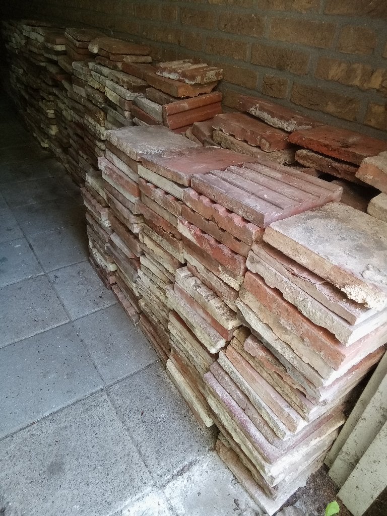 Estrikken boeren plavuizen 10 m2, Steen of Klei, Minder dan 50 cm, Ophalen of Verzenden, 10 m² of meer