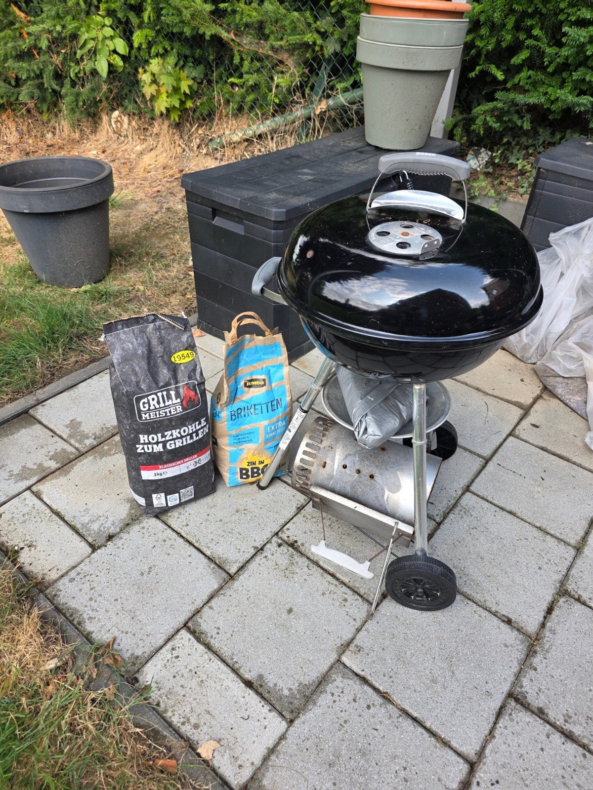 Weber bbq complete set met nieuwe roosters, Ophalen, Gebruikt, Weber barbecue