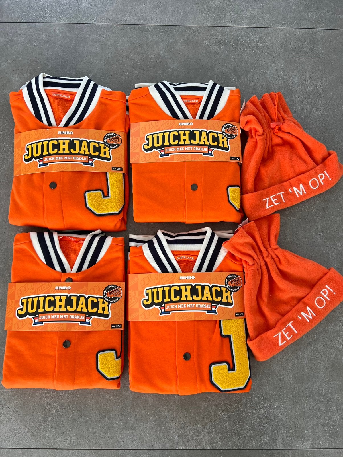 Jumbo Juich Jack 4x VOOR €90,- Gratis 2x WK muts kado, Verzamelen, Jumbo, Ophalen