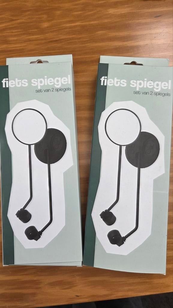 FIETS SPIEGEL 2 X 2 SETS À2 = 4 STJust Bike Artikel 700105JB, Ophalen of Verzenden, Nieuw, Overige merken