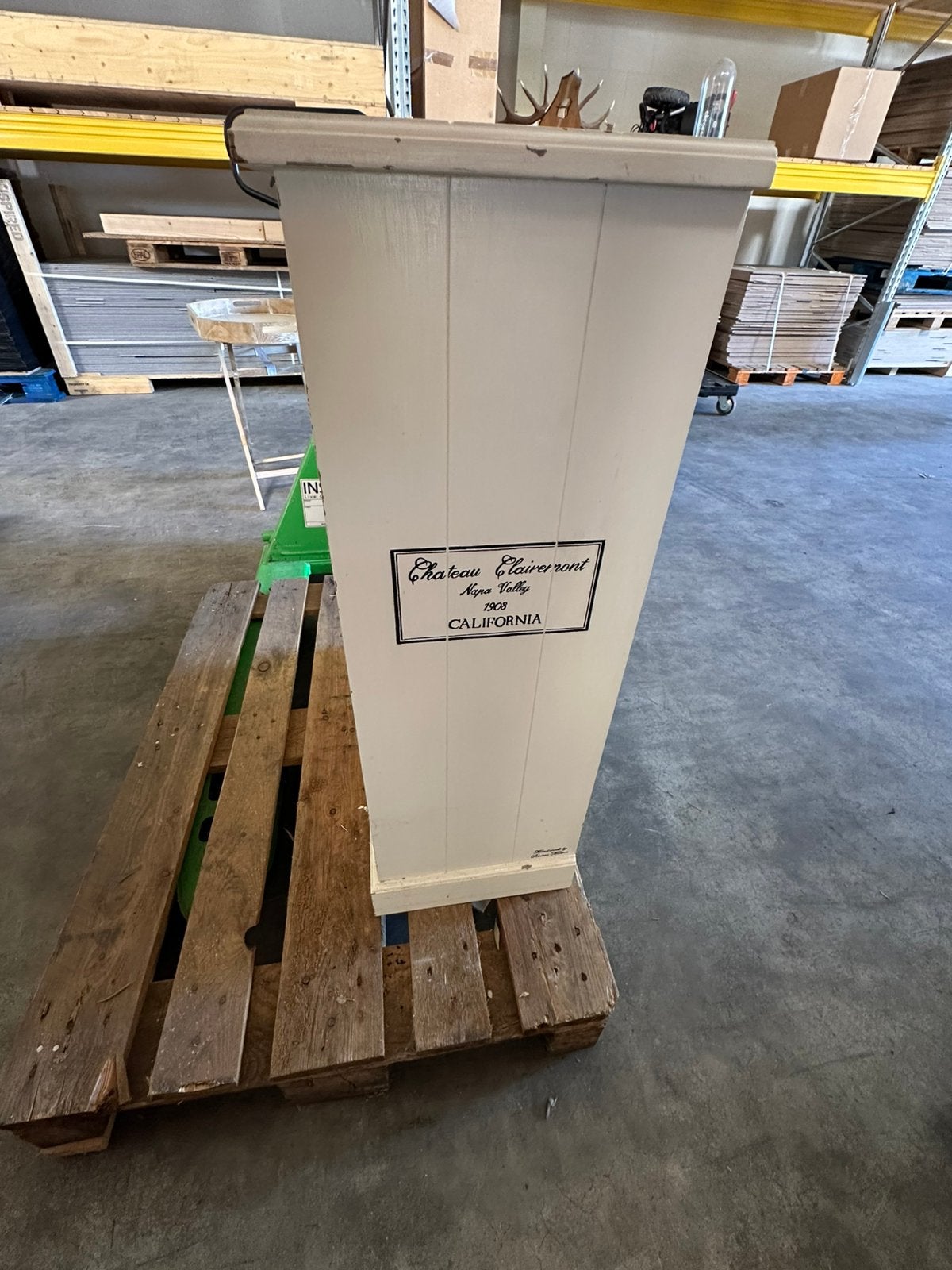 Riviera Maison salon tafel en wijnkastje, Ophalen, Zo goed als nieuw, Rechthoekig, 50 tot 100 cm