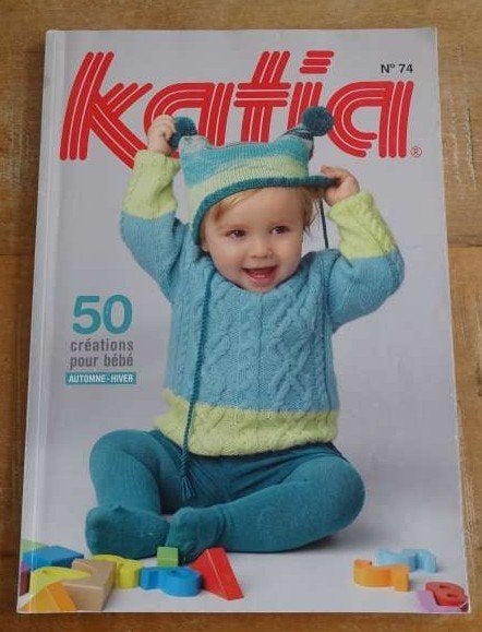 Katia baby breiboek nummer 74 herfst, winter 2015/2016, Verzenden, Zo goed als nieuw, Breien, Patroon of Boek