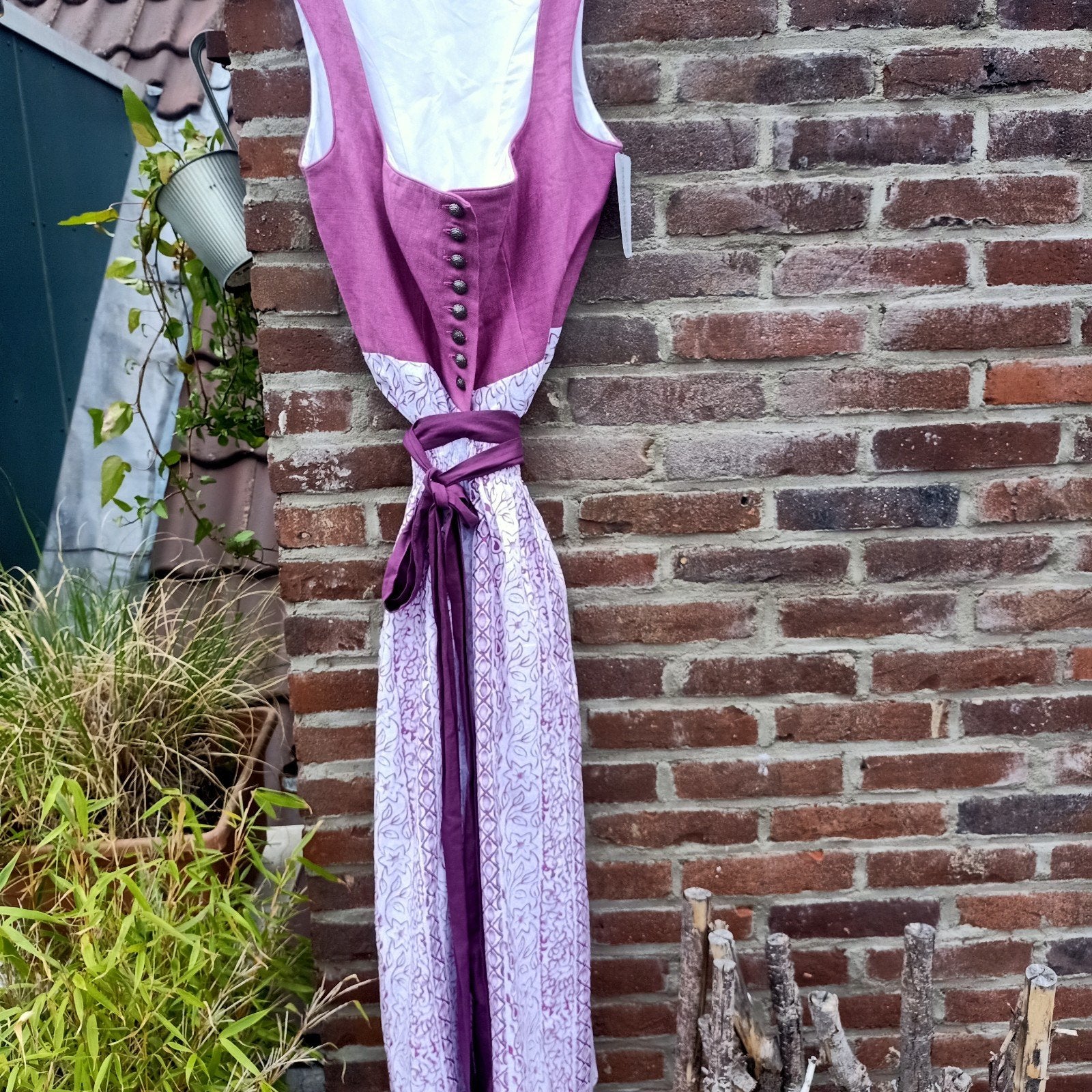 Dirndl Kaiser Franz Josef, Kleding | Dames, Overige typen, Paars, Maat 42/44 (L), Nieuw