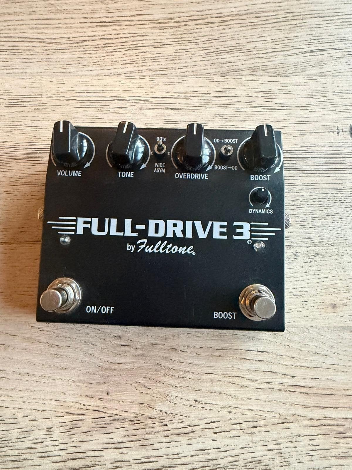 Fulltone Full-Drive 3 Overdrive/Boost Gitaarpedaal, Muziek en Instrumenten, Effecten, Ophalen of Verzenden, Zo goed als nieuw