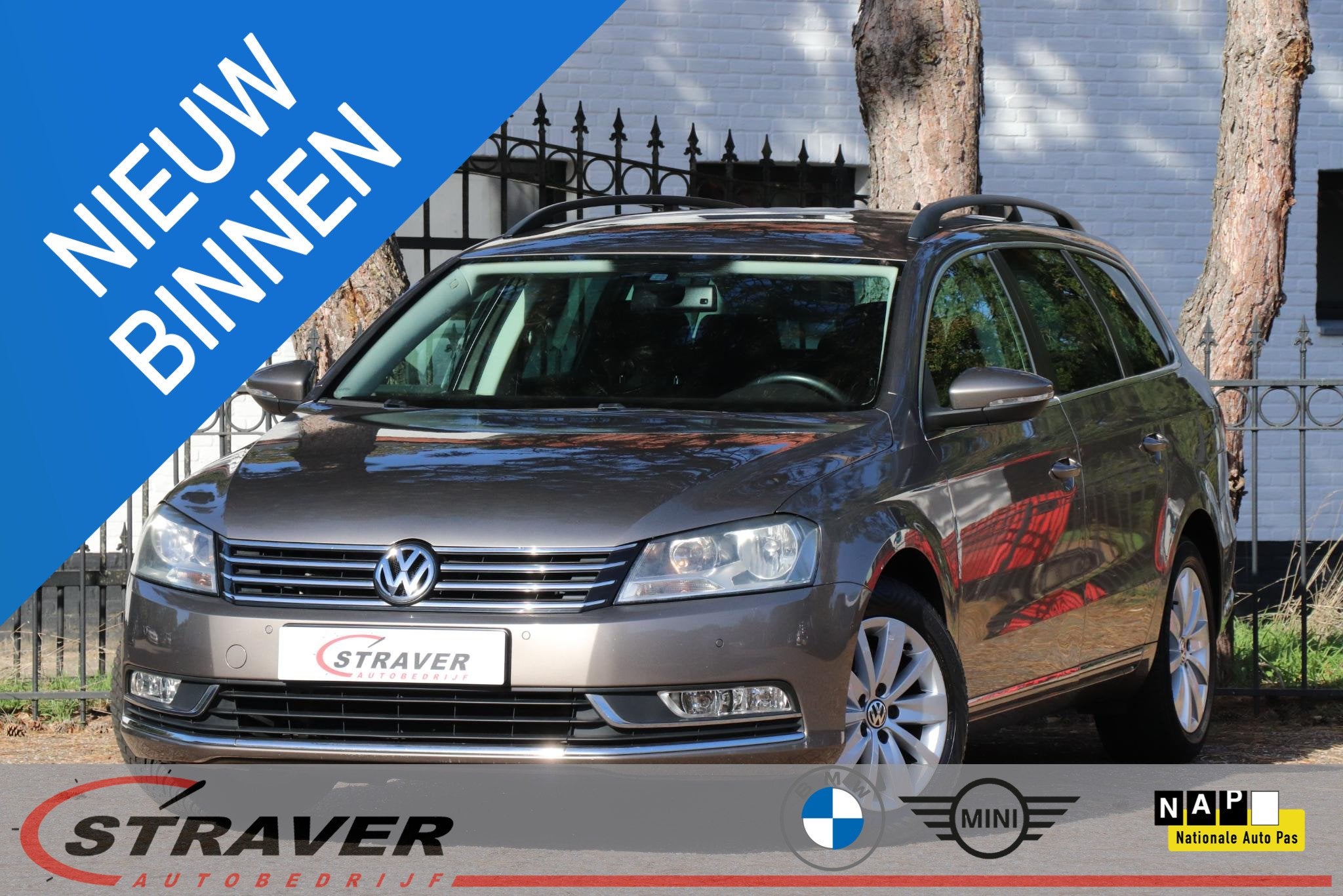 Volkswagen Passat Variant 1.4 TSI Comfortline BlueMotion |Tr, Stof, Bruin, 122 pk, Origineel Nederlands
