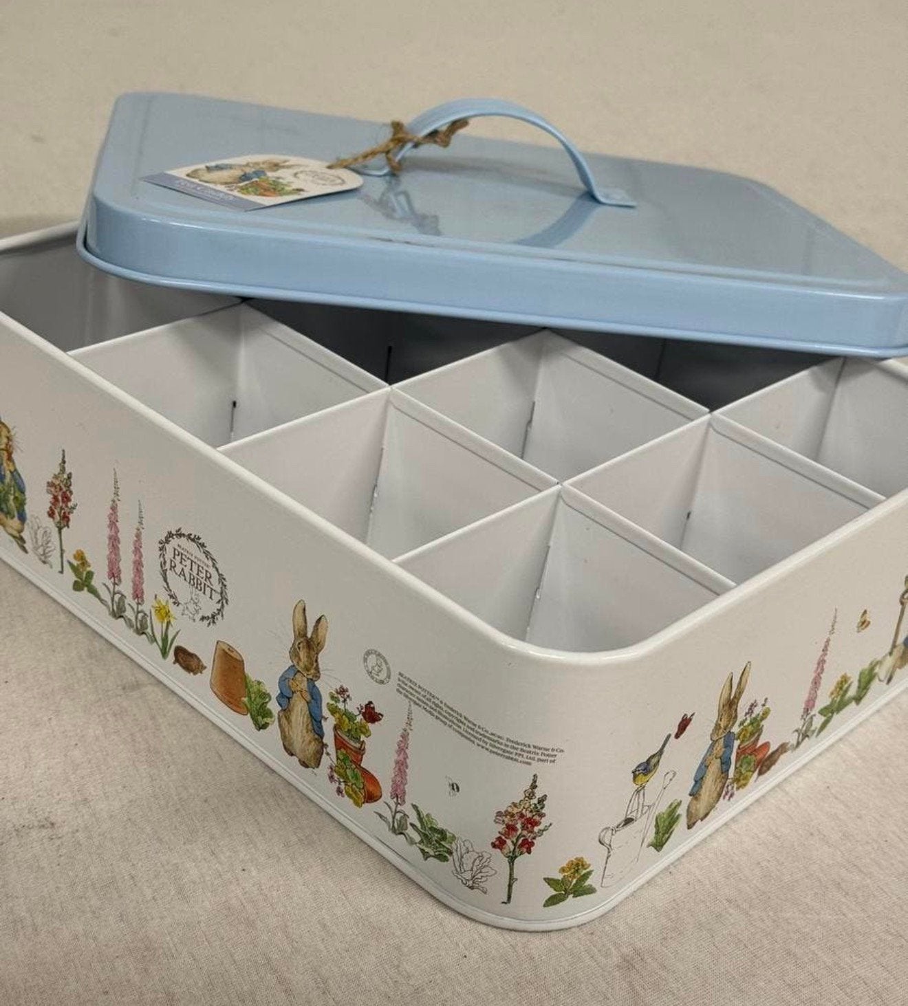 Peter Rabbit Classic Tea Caddy - Blikken theedoos thee-doos, Ophalen of Verzenden, Nieuw, Thee