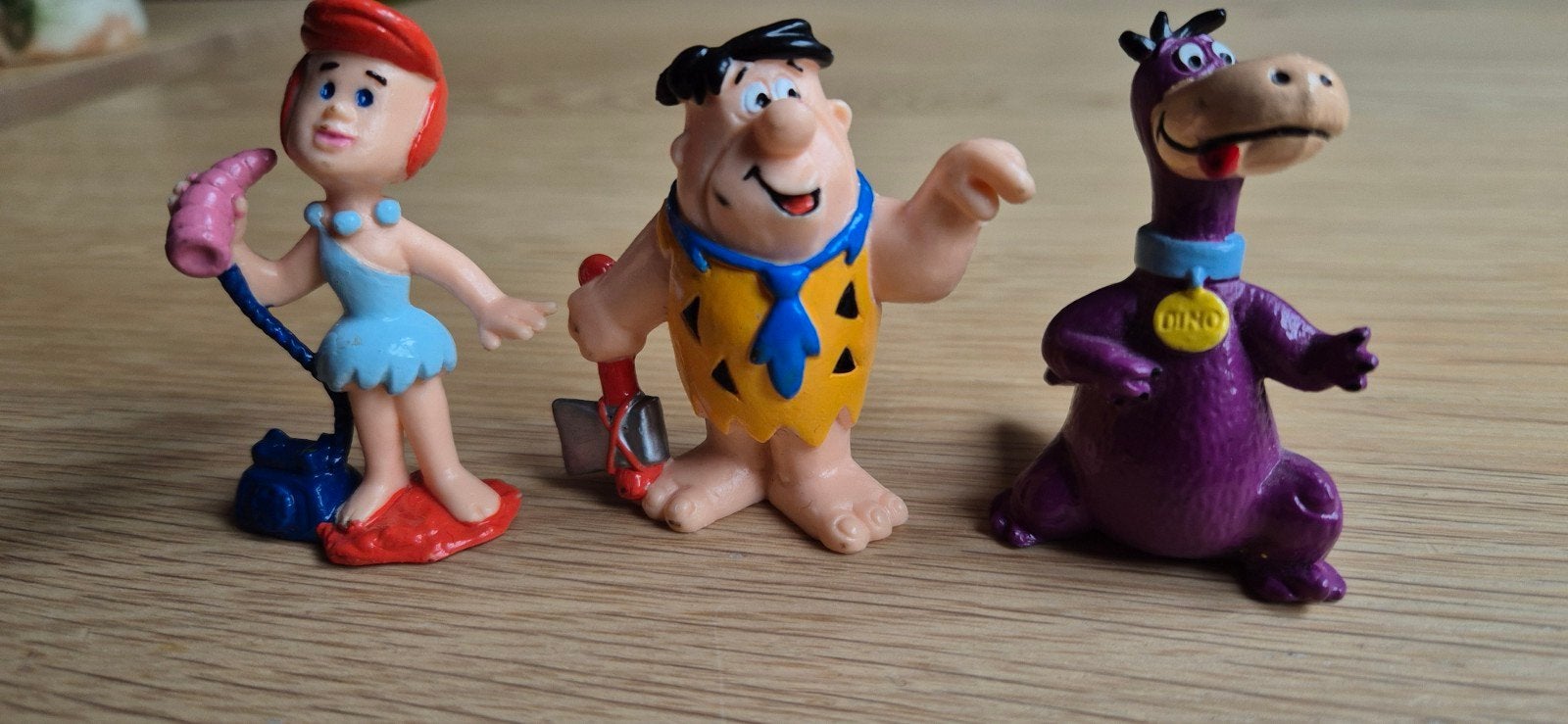 Vintage Flintstones Figuren Set - Fred, Wilma & Dino, Verzamelen, Ophalen of Verzenden