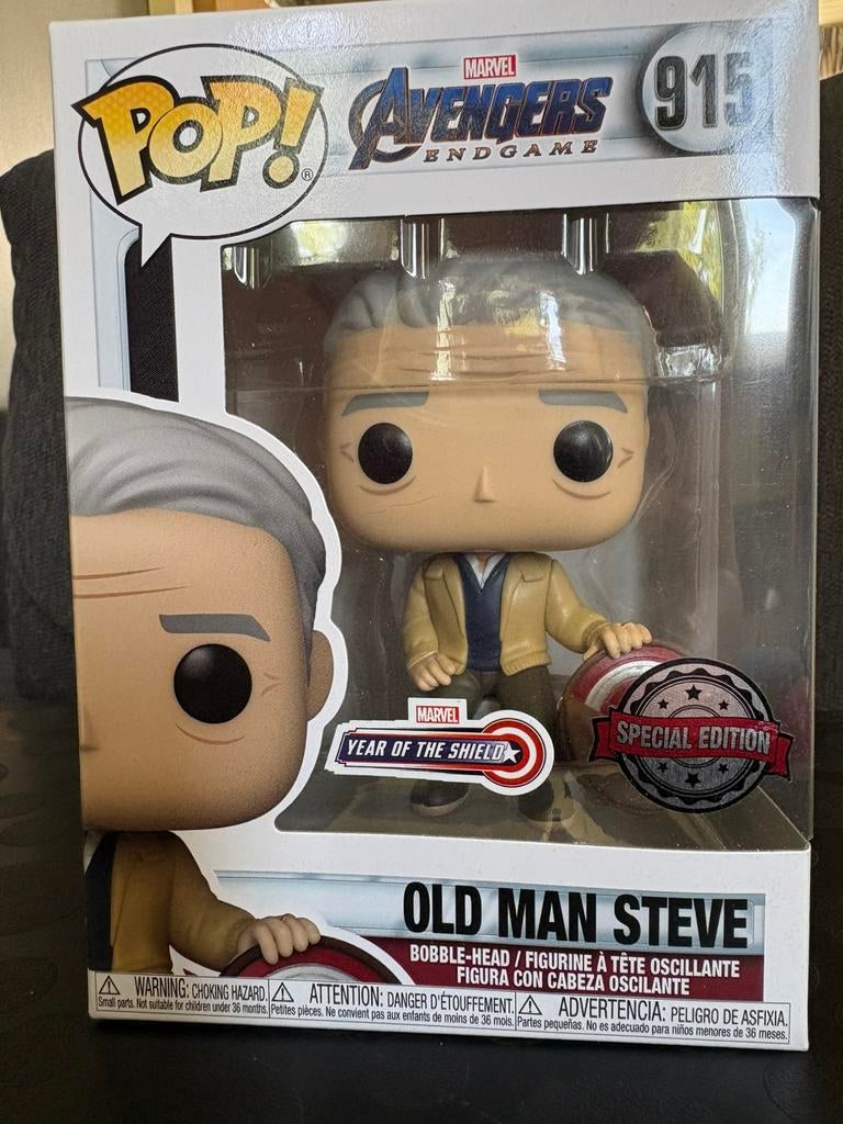 Funko Pop 915 Old man Steve, Ophalen of Verzenden, Zo goed als nieuw