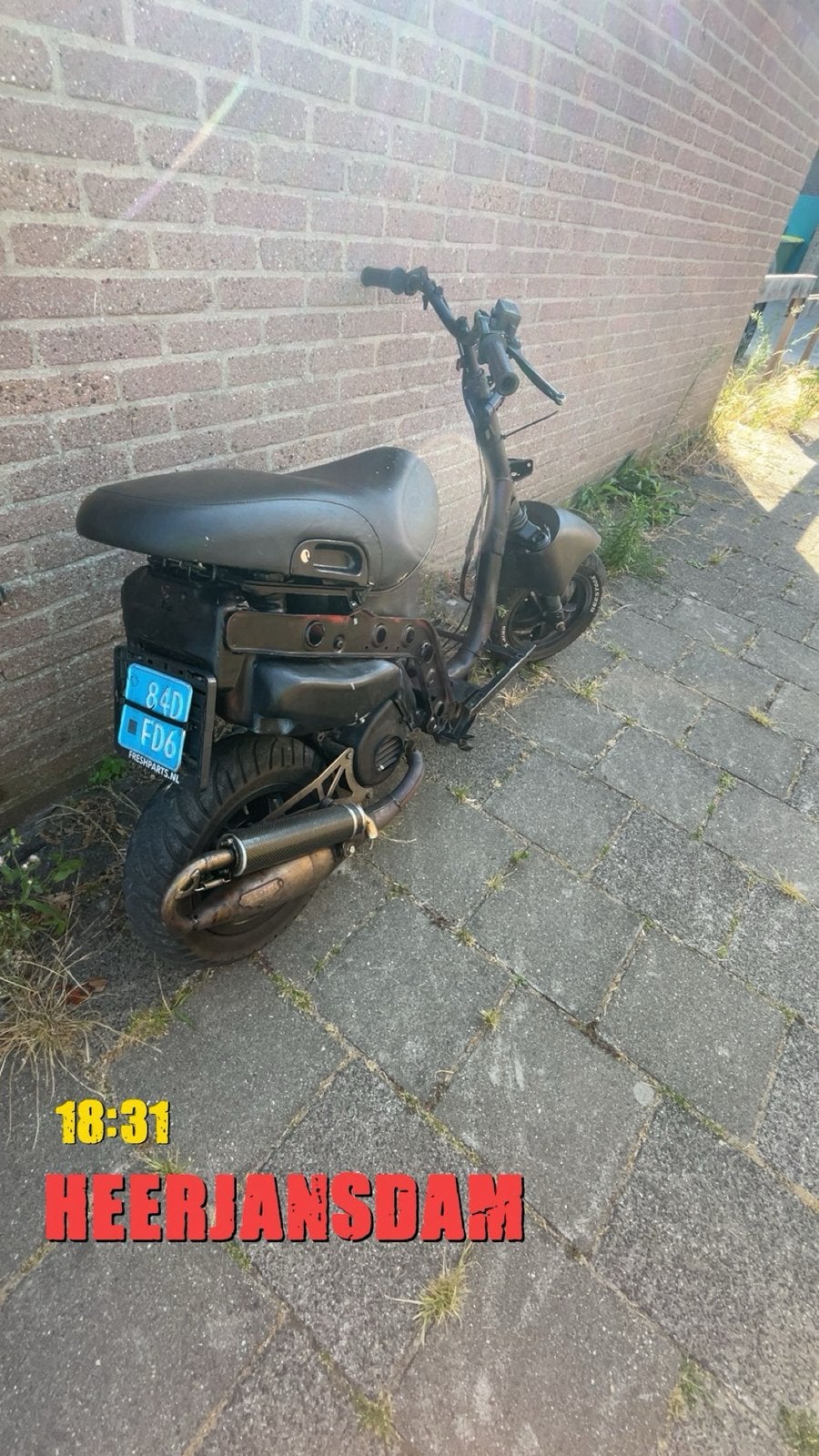 Piaggio type 3 70cc stunt zonder 123, Ophalen of Verzenden, Zo goed als nieuw, Tweetakt, Piaggio