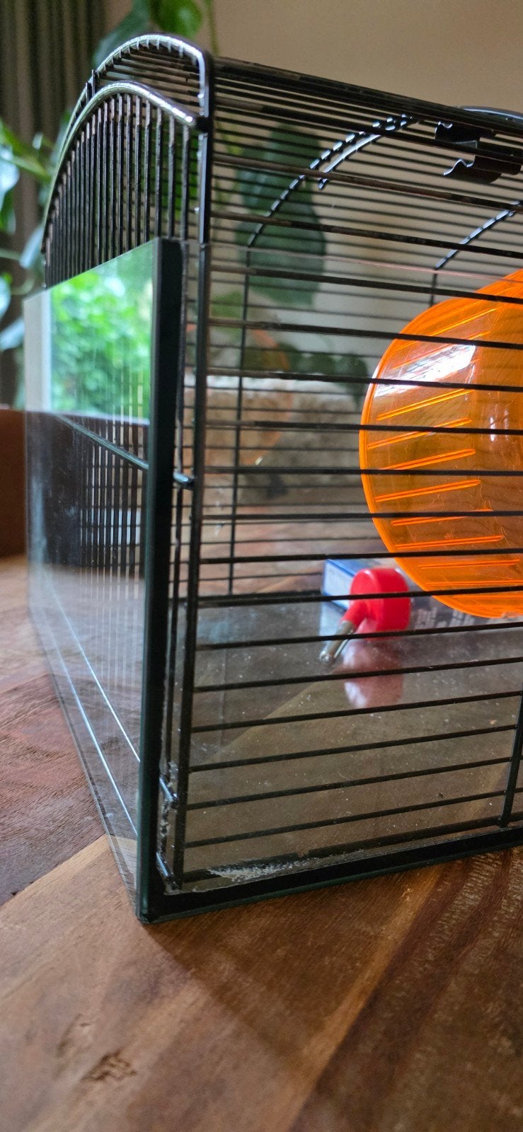 Glazen hamster /muizen kooi .als nieuw, Dieren en Toebehoren, Ophalen