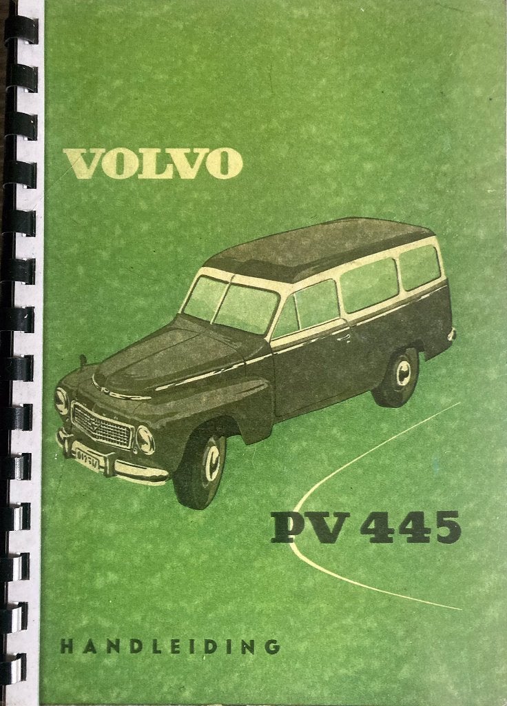 oldtimer Volvo PV445 Instructieboekje NL handleiding, Ophalen of Verzenden