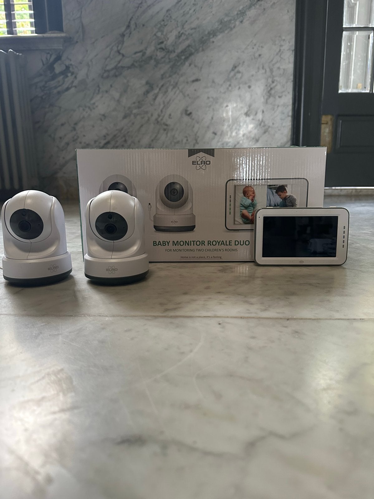 Elro Baby Monitor Royale Duo met 2 camera's, Ophalen of Verzenden, Zo goed als nieuw, 250 meter of meer, Camera