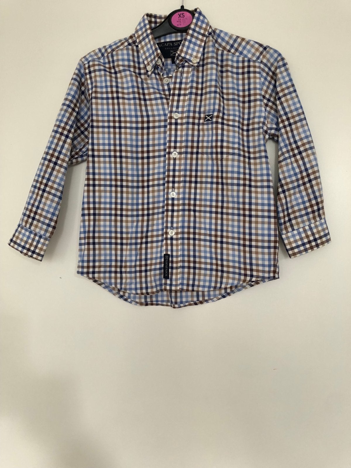 Nieuw geruit overhemd - Scapa Sports Collection, Ophalen of Verzenden, Nieuw, Jongen, Overhemd of Blouse