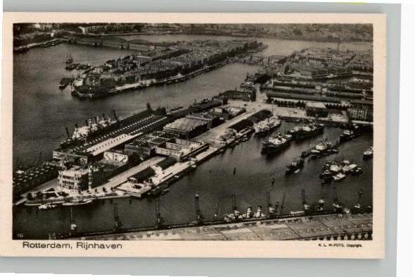 Rotterdam Rijnhaven KLM opname uitg Lammerse vóór 1940