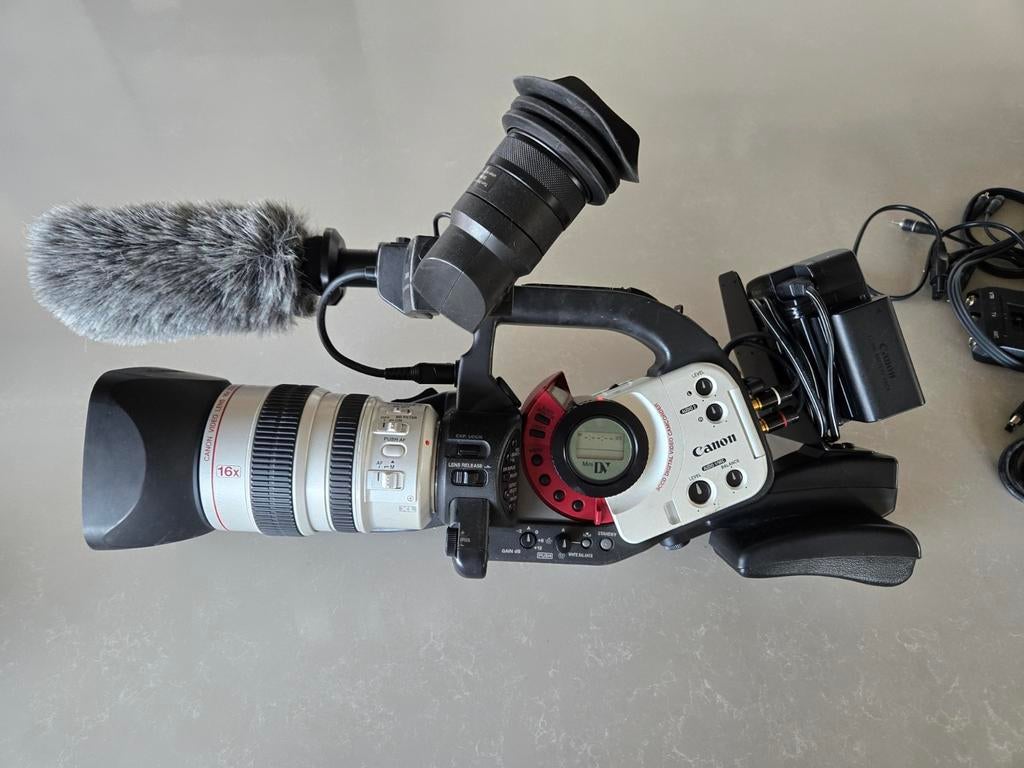 Canon XL1 3CCD Mini DV Videocamera met accessoires en tas, Audio, Tv en Foto, Videocamera's Digitaal, Ophalen of Verzenden